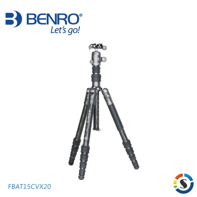 【BENRO 百諾】FBAT15CVX20 蝙蝠系列碳纖維三腳架套組(勝興公司貨)