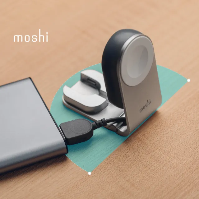 【moshi】Flekto Apple Watch 折疊式隨身磁吸充電器(Apple Watch 充電)