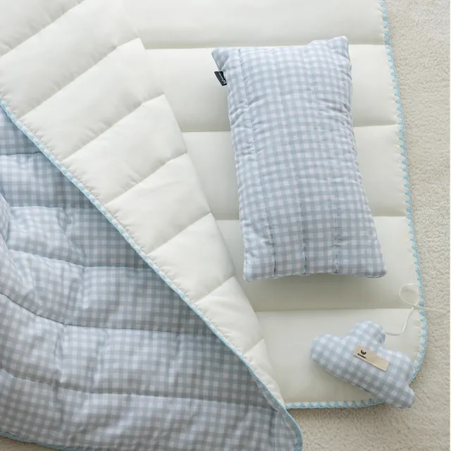 【Lolbaby】超細纖維午睡毯枕墊3件組(多款可選-兒童睡袋)