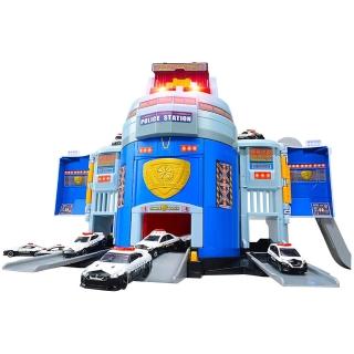 【TOMICA】交通世界 緊急出動! 巨無霸警察基地(小汽車 場景)