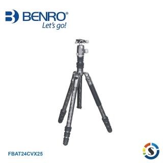 【BENRO 百諾】FBAT24CVX25 蝙蝠系列碳纖維三腳架套組(勝興公司貨)