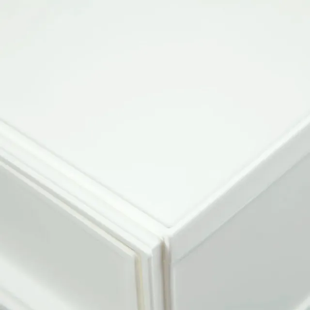 【NITORI 宜得利家居】寬19cm 多功能抽屜收納盒 白色L 半格型(收納籃 收納盒 整理盒)