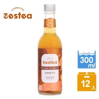【Zestea Kombucha】原味康普茶 300ML*12瓶(無新增、富含益生菌)