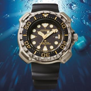 【CITIZEN 星辰】PROMASTER 限量 鈦 1982年復刻版光動能200米潛水錶 男錶 送禮 推薦(BN0220-16E)