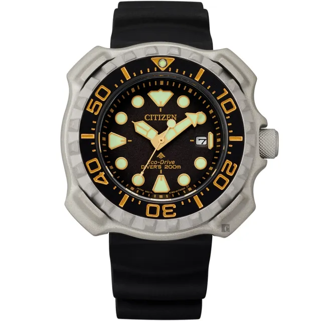 【CITIZEN 星辰】PROMASTER 限量 鈦 1982年復刻版光動能200米潛水錶 男錶 畢業 禮物(BN0220-16E)