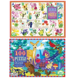 【eeBoo】100pc Puzzle 拼圖(100片拼圖 兩款可選)