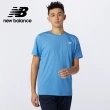 【NEW BALANCE】NB 科技棉短袖上衣_男裝_藍色_MT11070HLU(美版 版型偏大)