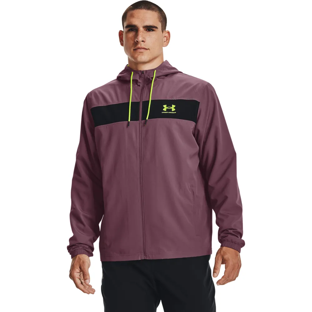 【UNDER ARMOUR】UA 男 SPORTSTYLE防風外套_1361621-554(深紫)