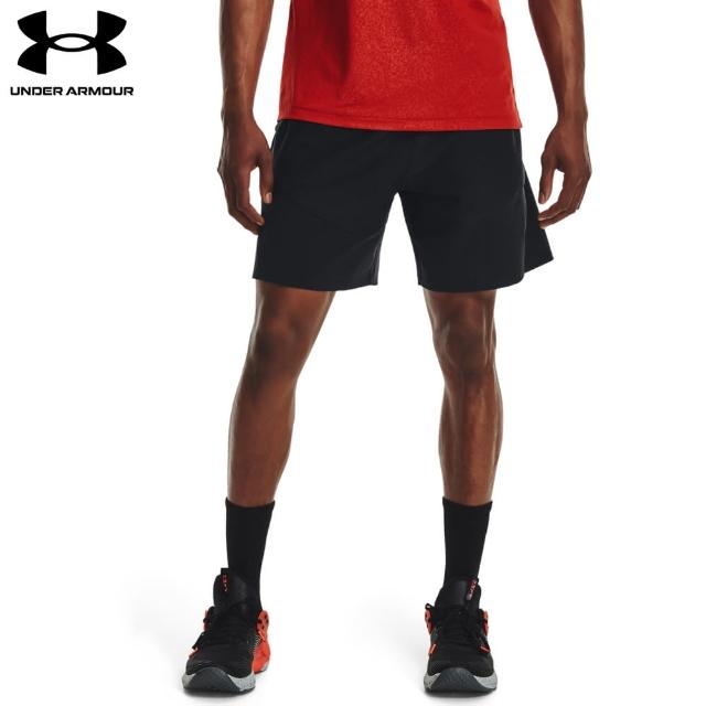 【UNDER ARMOUR】UA 男 Knit Woven運動短褲 _1366167-001(黑)