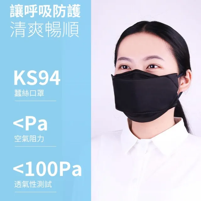 【K’s 凱恩絲】「防曬抗UV韓版口罩」3D立體冰涼感新膚蠶絲口罩-單入裝(可調節式耳扣設計)