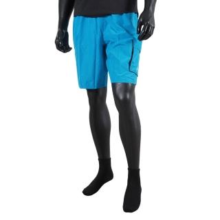 【NIKE 耐吉】Nike Solid 男 短褲 九吋 海灘褲 運動 休閒 快乾 透氣 內裡褲 口袋 藍(NESSB521-406)