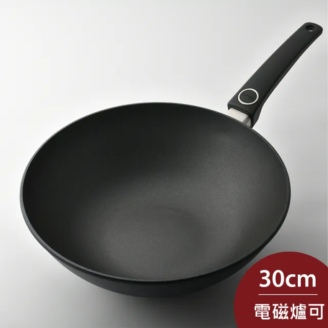 【Woll】Diamond Lite 輕量鑽石 不沾中式炒鍋 30cm 不沾鍋 {電磁爐 IH爐可用}(平輸品)