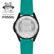 【FOSSIL 官方旗艦館】Space Jam 怪物奇兵 Bugs Bunny 限量套錶組 黑色矽膠錶帶 42MM LE1126SET