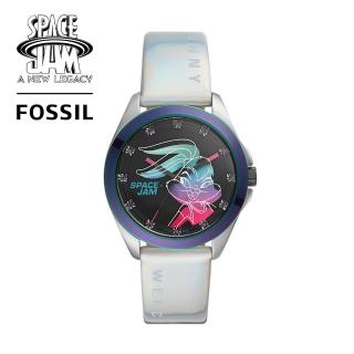 【FOSSIL 官方旗艦館】Space Jam 怪物奇兵 Lola 限量套錶組 白色矽膠錶帶 指標手錶 36MM LE1127SET