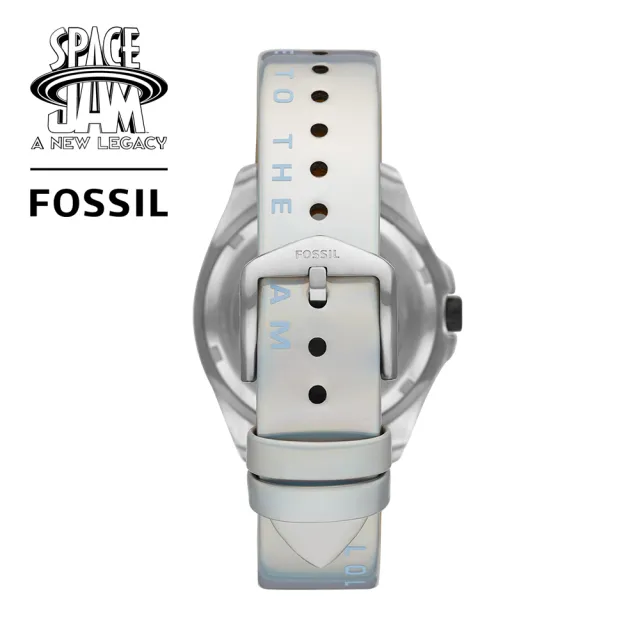 【FOSSIL 官方旗艦館】Space Jam 怪物奇兵 Lola 限量套錶組 白色矽膠錶帶 指針手錶 36MM LE1127SET