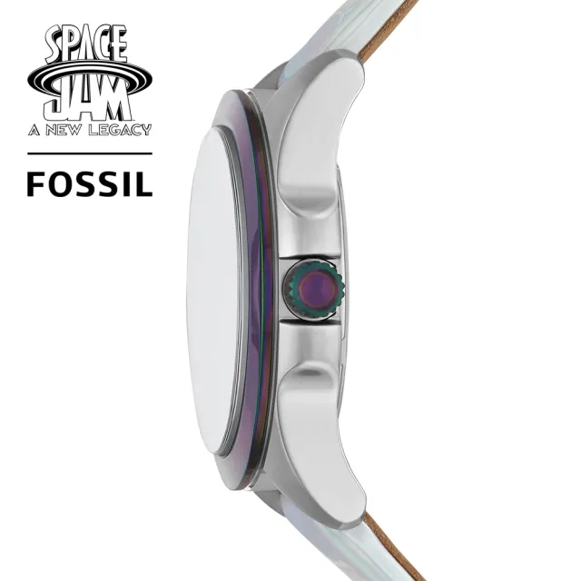 【FOSSIL 官方旗艦館】Space Jam 怪物奇兵 Lola 限量套錶組 白色矽膠錶帶 指針手錶 36MM LE1127SET