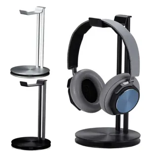 【UniSync】優質鋁合金頭戴式耳機架/藍牙耳機收納架
