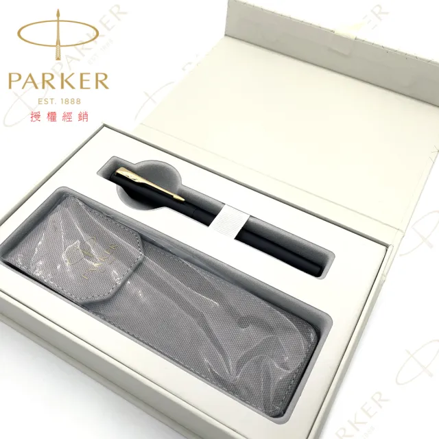 【PARKER】派克 新Vector威雅XL 黑桿金夾鋼筆 布套卡水禮盒組