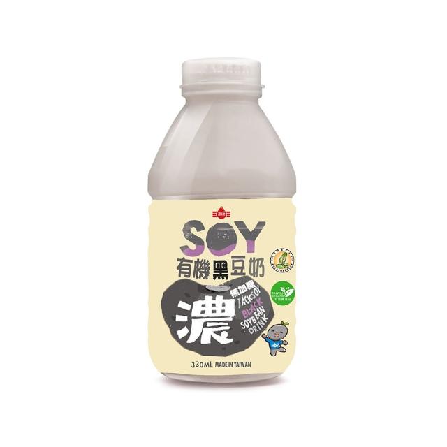 【台灣好品】天然醇濃有機無糖青仁黑豆奶330mlx48入