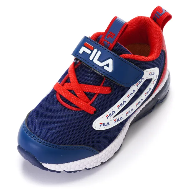【FILA】KIDS 氣墊慢跑鞋 童鞋 運動鞋 康特杯(2-J824V-123 / 2-J824V-533 兩色任選)