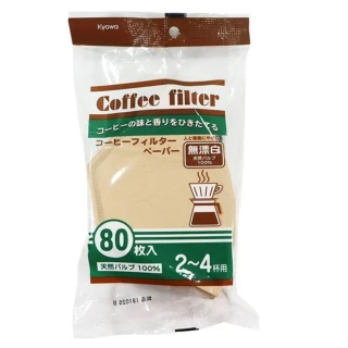 【寶盒百貨】日本設計 德國製 咖啡濾紙 無漂白安心無毒 80枚(可泡2-4杯 咖啡機 咖啡粉 廚房)