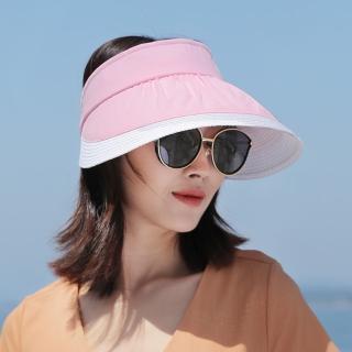 【Juniper 朱尼博】大帽眉防曬抗UV遮陽空心帽18SS-V001(空心帽/遮陽帽/防曬帽/超大帽眉)