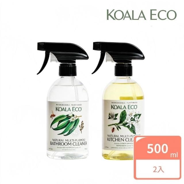 【澳洲科菈 KOALA ECO】家庭必備清潔組(無毒/廚房清潔/浴室清潔劑/天然有效)