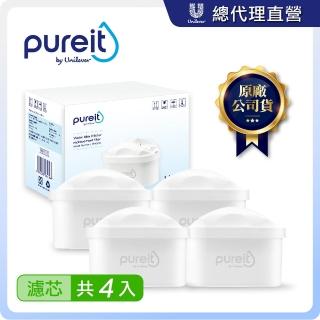 【Unilever 聯合利華】Pureit 去水垢濾芯FPX00C-適用PX3000濾水壺2.5L(4入組)
