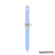 【SWATCH】New Gent 原創系列手錶CLEARLY BLUE STRIPED 男錶 女錶 瑞士錶 錶(41mm)