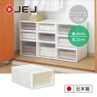 【JEJ ASTAGE】日本製 STORA 中款可堆疊抽屜收納箱(買3送3)