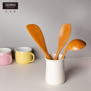 【仙德曼 SADOMAIN】繽紛琺瑯筷籠(餐具用品/筷籠)