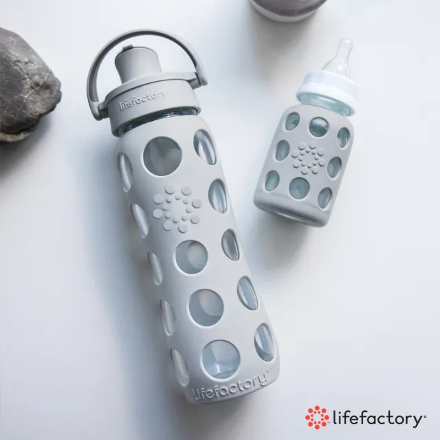 【lifefactory】薄荷綠色 掀蓋玻璃水瓶650ml(AFCN-650-MNT)