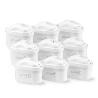 【Unilever 聯合利華】Pureit PX3000即淨濾水壺2.5L去水垢PLUS濾芯(9入組)