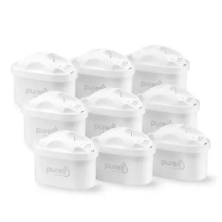 【Unilever 聯合利華】Pureit PX3000即淨濾水壺2.5L去水垢PLUS濾芯(9入組)