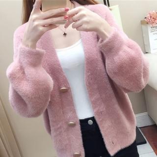 【A3】春秋貂針織保暖時尚外套(保暖柔軟舒適)