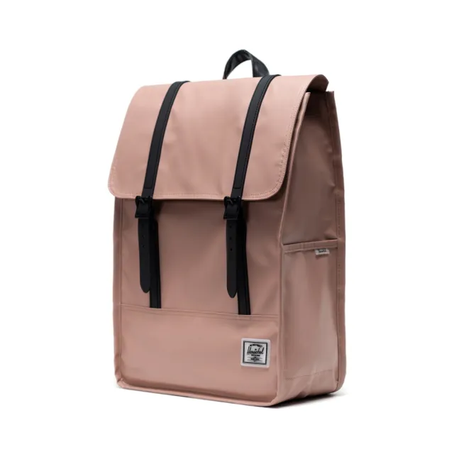 【Herschel】官方直營 後背包 15吋筆電包 書包 拉鍊 防潑水 17.5L Survey II 玫瑰粉