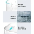 【QHL 酷奇】透明無痕耐重浴室置物架收納盒-4入-任選單一價(4種規格/加高/耐重/免打孔/瀝水孔)