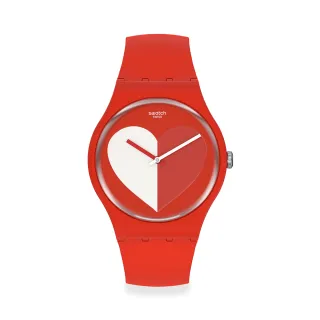 【SWATCH】New Gent 原創系列手錶HALF 3 WHITE 瑞士錶 錶(41mm)