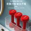 【QHL 酷奇】透明無痕耐重浴室置物架收納盒-3入-任選單一價(4種規格/加高/耐重/免打孔/瀝水孔)