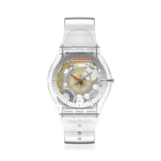 【SWATCH】SKIN超薄系列手錶CLEARLY SKIN 瑞士錶 錶(34mm)