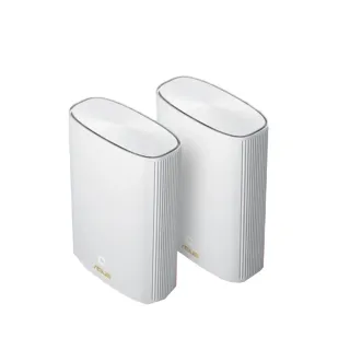 【ASUS 華碩】2入 ★ WiFi 6 雙頻 AX1800 + AV1300 電線連網 Mesh 路由器/分享器 (ZenWiFi Hybrid XP4) -白