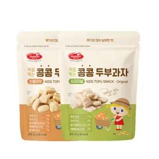 【Naeiae】韓國Bebest 幼兒糙米豆腐餅乾20g二入組