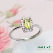 【Naluxe】天然寶石橄欖石l經典復古款戒指(八月誔生石、幸運守護石、招財)