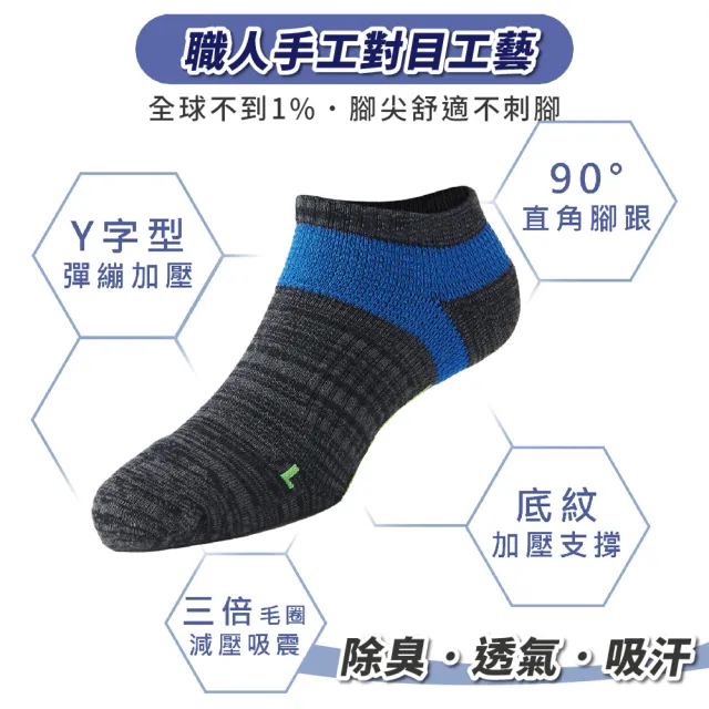 【S.Motus】MIT 6雙 足弓減壓運動除臭襪(台灣製 除臭襪 運動襪 機能襪 氣墊襪 籃球襪 襪子 男襪女襪)