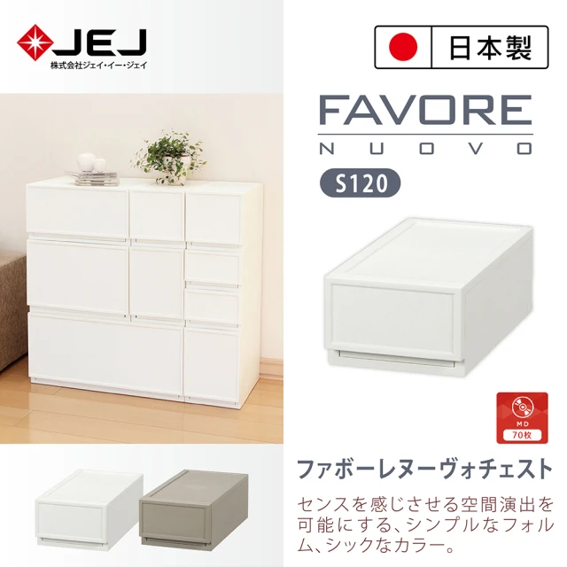 【JEJ ASTAGE】Favore組合堆疊收納抽屜櫃S120