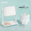 【KINYO】USB/電池雙式供電可翻轉LED化妝鏡(BM-078)