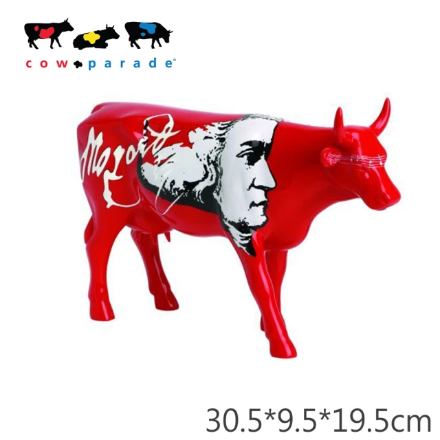 【CowParade】彩繪牛/莫札特(世界頂級藏品藝術牛)
