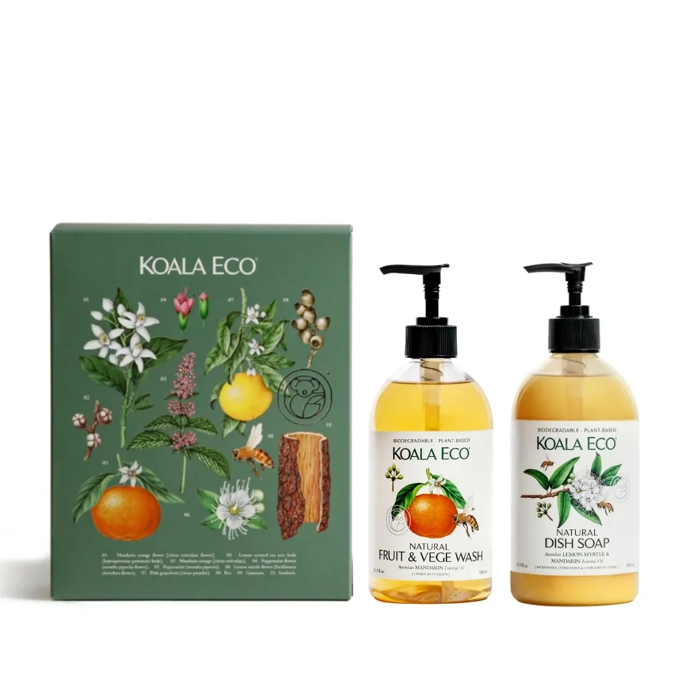 【澳洲科菈 KOALA ECO】最完美廚房清潔組(無毒/廚房清潔/洗碗精/蔬果清潔)