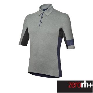 【ZeroRH+】義大利男仕專業運動POLO上衣(深藍 ECU0763 10M)