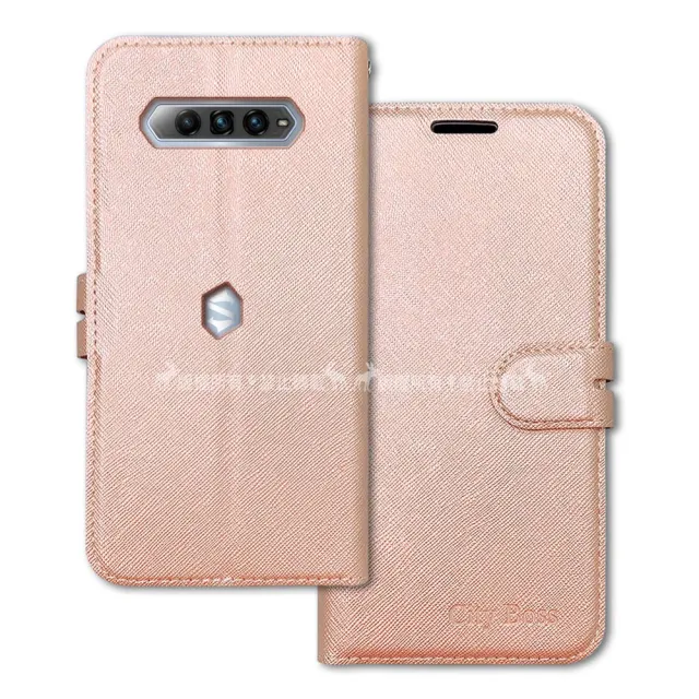 【CITY都會風】BLACK SHARK 黑鯊4 插卡立架磁力手機皮套 有吊飾孔